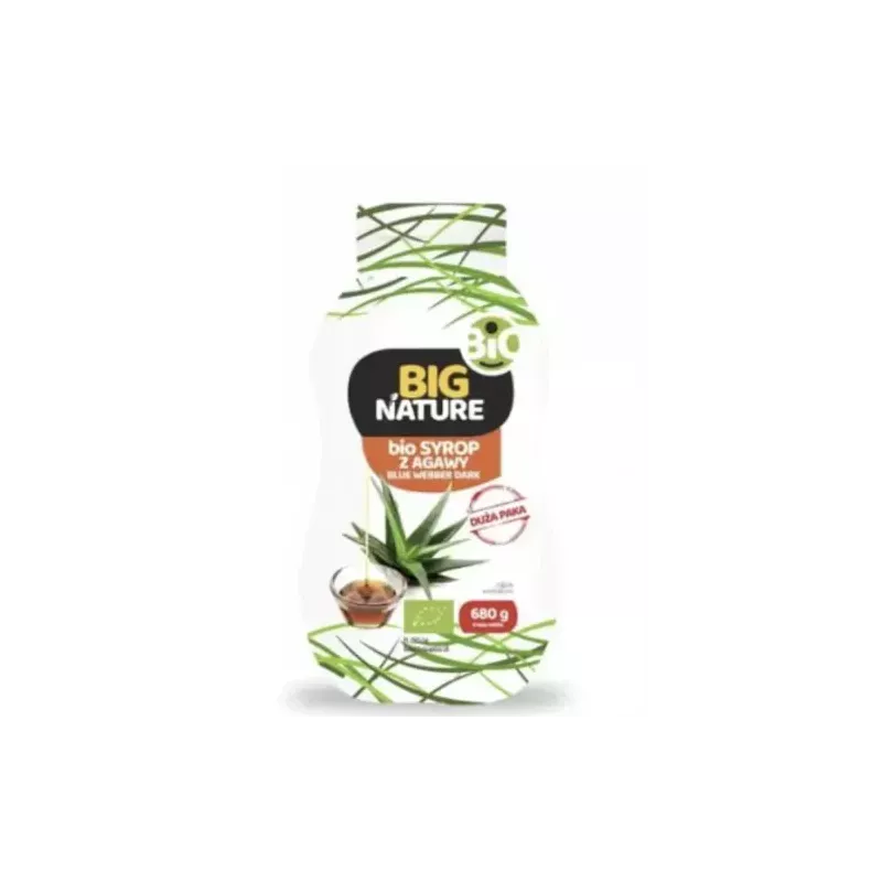["Big Nature Syrop z agawy blue webber dark bio 680g"]