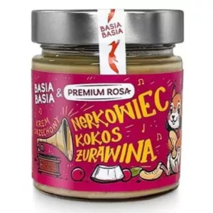 ["Alpi BasiaBasia & Premium Rosa Krem Orzechowy Nerkowiec Kokos Żurawina 195g"]