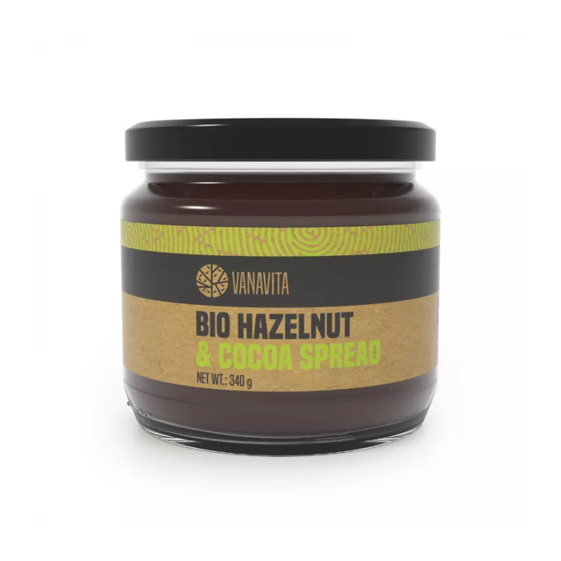 BIO Pasta z orzechów laskowych i kakao - VanaVita