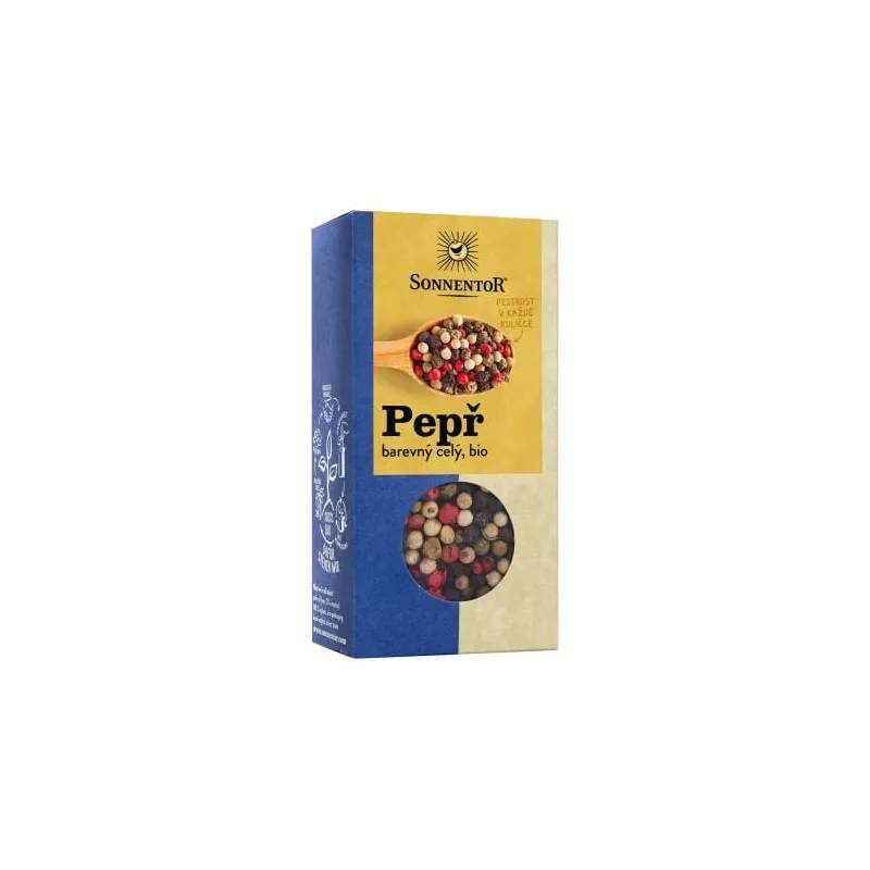 BIO Pieprz kolorowy ziarnisty 50 g - Sonnentor