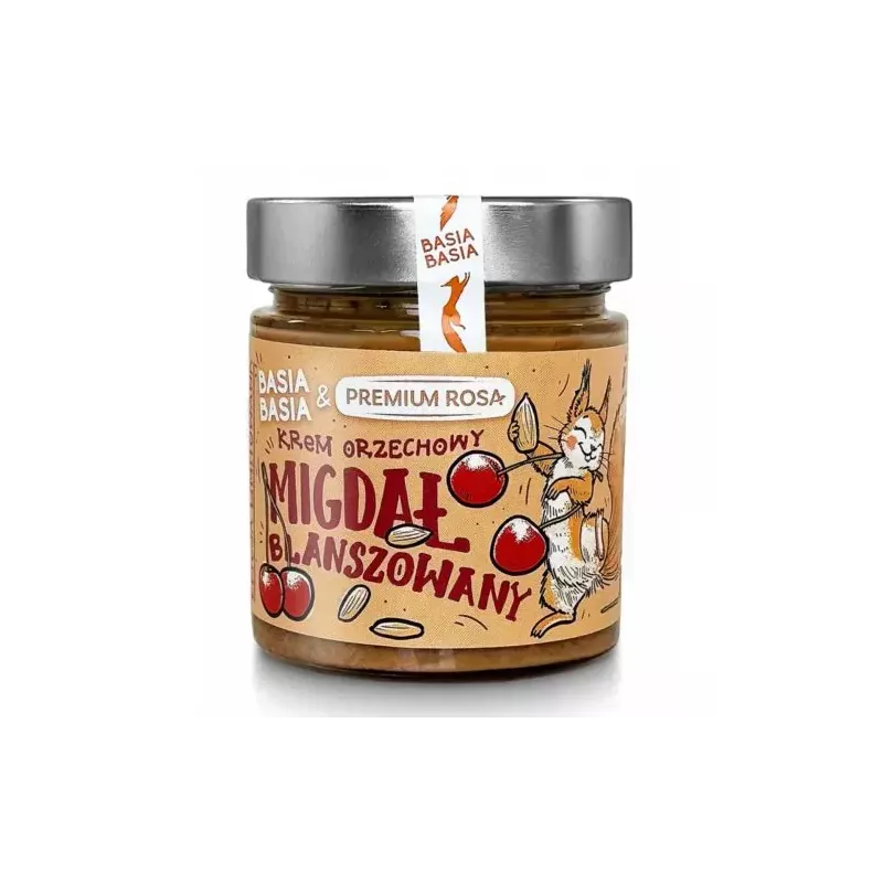 ["Alpi BasiaBasia & Premium Rosa Krem Orzechowy Migdał Blanszowany Wiśnia 195g"]