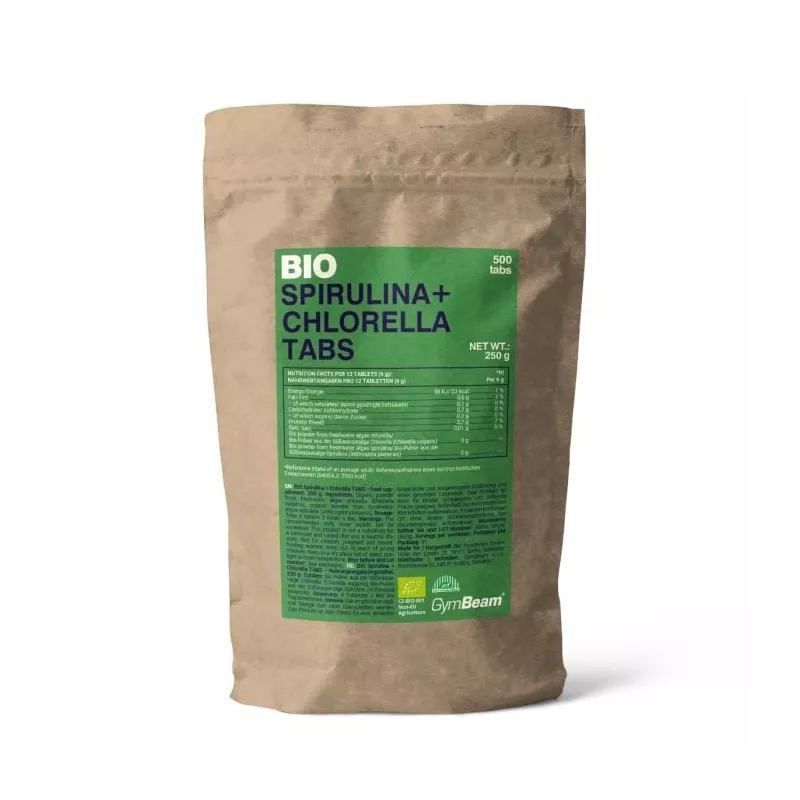 BIO Spirulina + Chlorella TABS - GymBeam