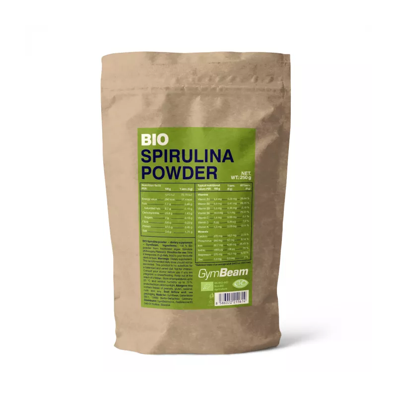BIO Spirulina w proszku - GymBeam