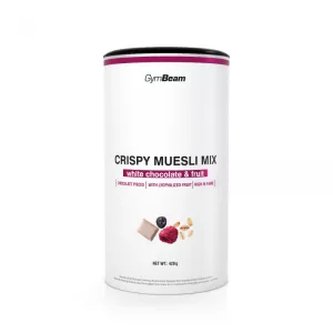Chrupiąca Mieszanka Musli - GymBeam biała czekolada owoce