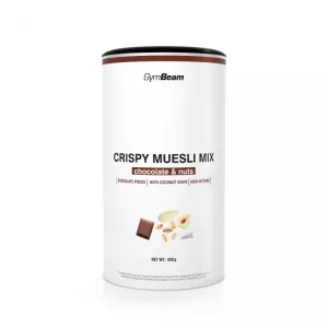 Chrupiąca Mieszanka Musli - GymBeam biała czekolada owoce