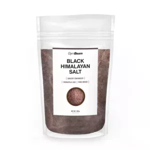 Czarna sól himalajska 500 g - drobna - GymBeam