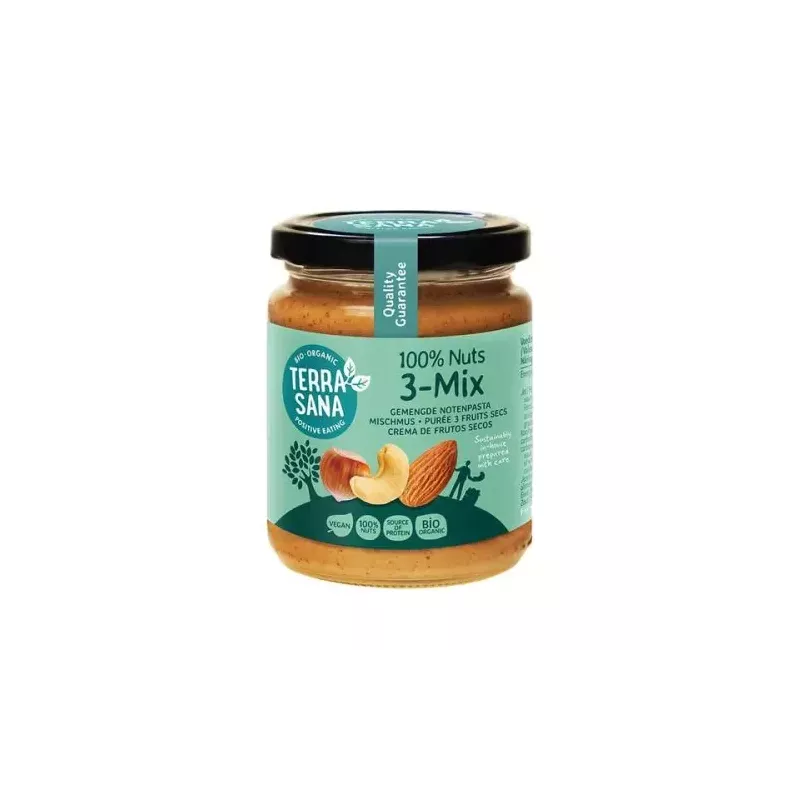 ["Terrasana Krem Orzechowy Mix 3 Orzechy BIO 250 g"]