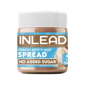 ["Inlead Spread 200 g Kremowa pasta do smarowania z orzechami i mlekiem"]