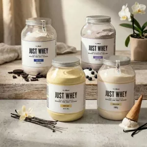 Just Whey Grass-Fed Protein - GymBeam lody waniliowe
