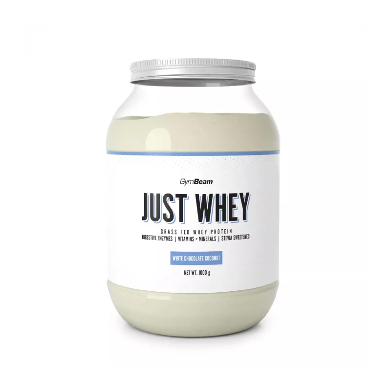 Just Whey Grass-Fed Protein - GymBeam kokos biała czekolada
