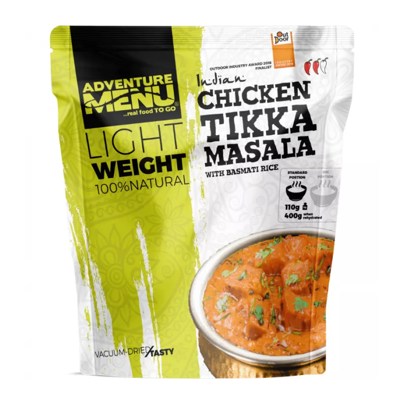 Kurczak Tikka Masala z ryżem basmati - Adventure Menu