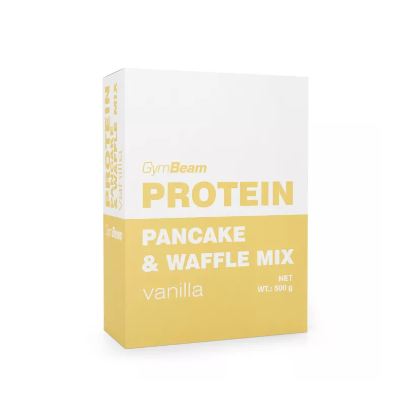 Naleśniki i gofry białkowe Pancake & Waffle Mix 500 g - GymBeam wanilia