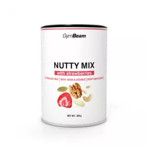 Mieszanka orzechowa z truskawkami Nutty Mix - GymBeam