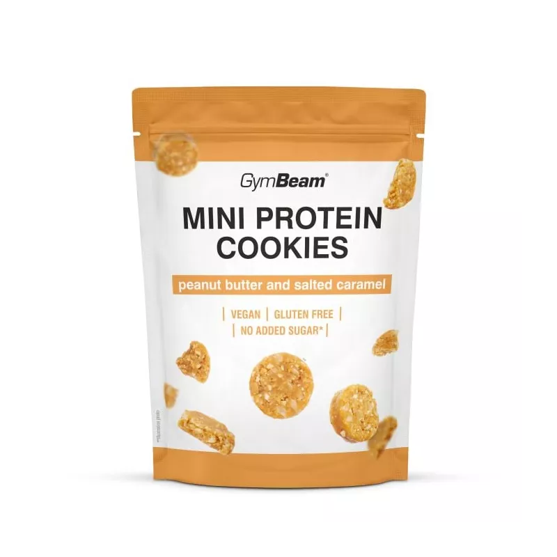 Mini ciastka proteinowe - GymBeam masło orzechowe karmel solony