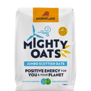 Pełnoziarniste płatki owsiane Scottish Jumbo Oats 1,5 kg - Mornflake