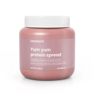 Proteinowa pasta do smarowania Yum Yum - BeastPink truskawka