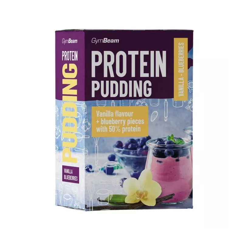 Pudding białkowy - GymBeam jagody wanilia
