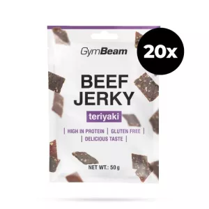 Suszona wołowina Beef Jerky - GymBeam BBQ