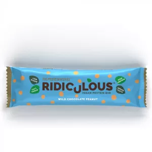 Wegański baton proteinowy Ridiculous - The Protein Works czekoladowe orzeszki ziemne
