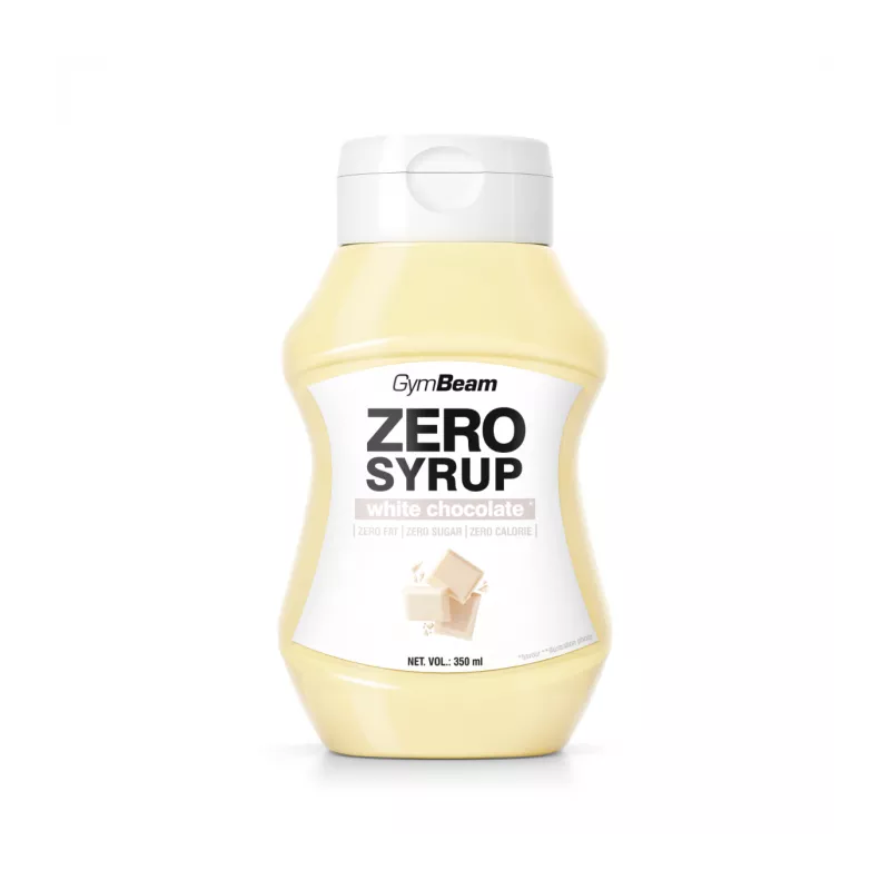 ZERO SYROP Biała Czekolada - GymBeam