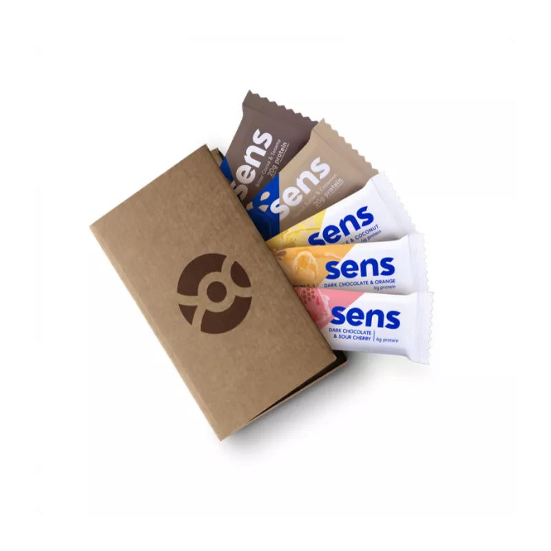 Zestaw batonów proteinowych ze świerszczy Pleasure & Serious w różnych smakach - SENS