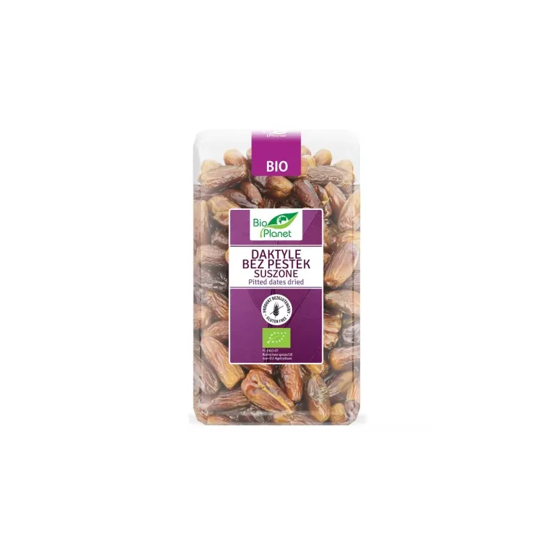 Daktyle Bez Pestek Suszone Bezglutenowe Bio 1 kg - Bio Planet