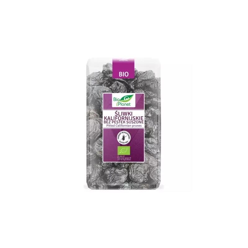 Śliwki Kalifornijskie Bez Pestek Bezglutenowe Bio 1 kg - Bio Planet