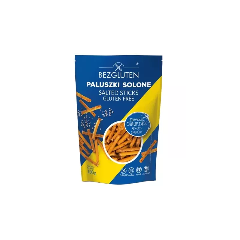 Paluszki Solone Bezglutenowe 100 g - Bezgluten