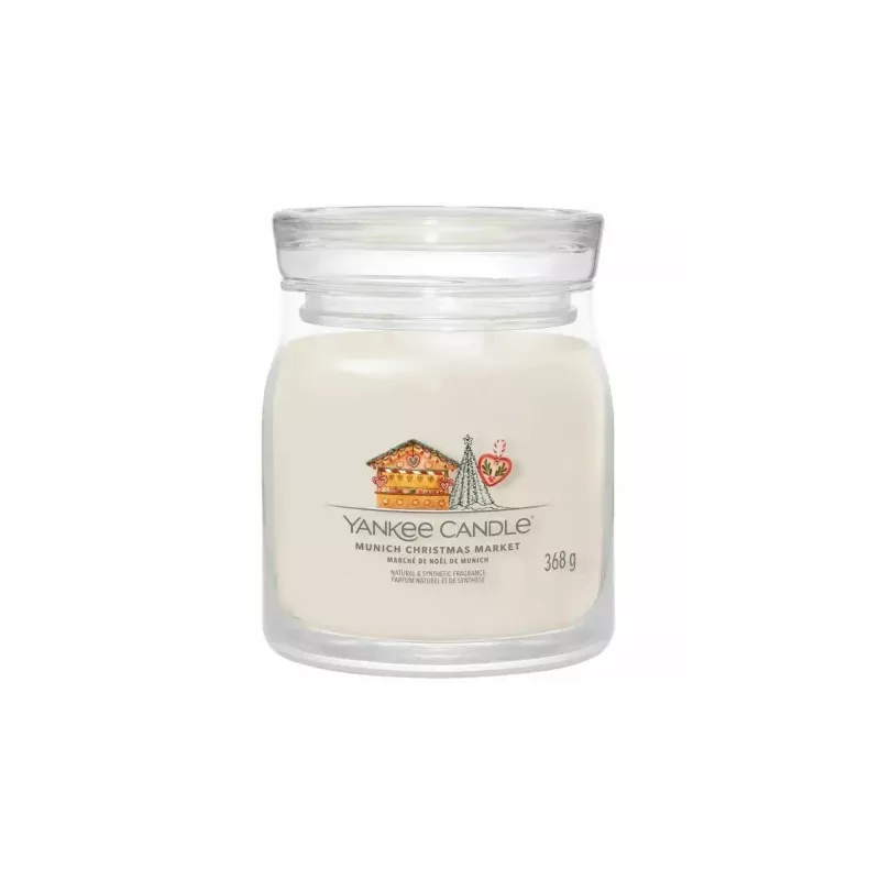 Świeca Średnia MUNICH CHRISTMAS MARKET - Wosk Sojowy 368 g - Yankee Candle