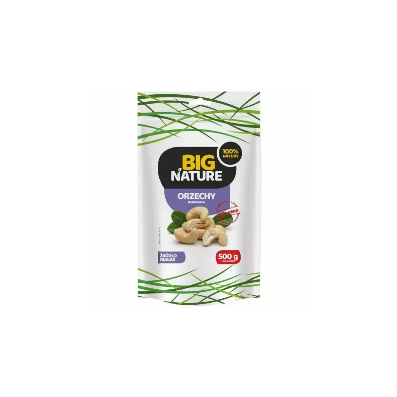 Orzechy Nerkowca Połówki 500 g - Big Nature