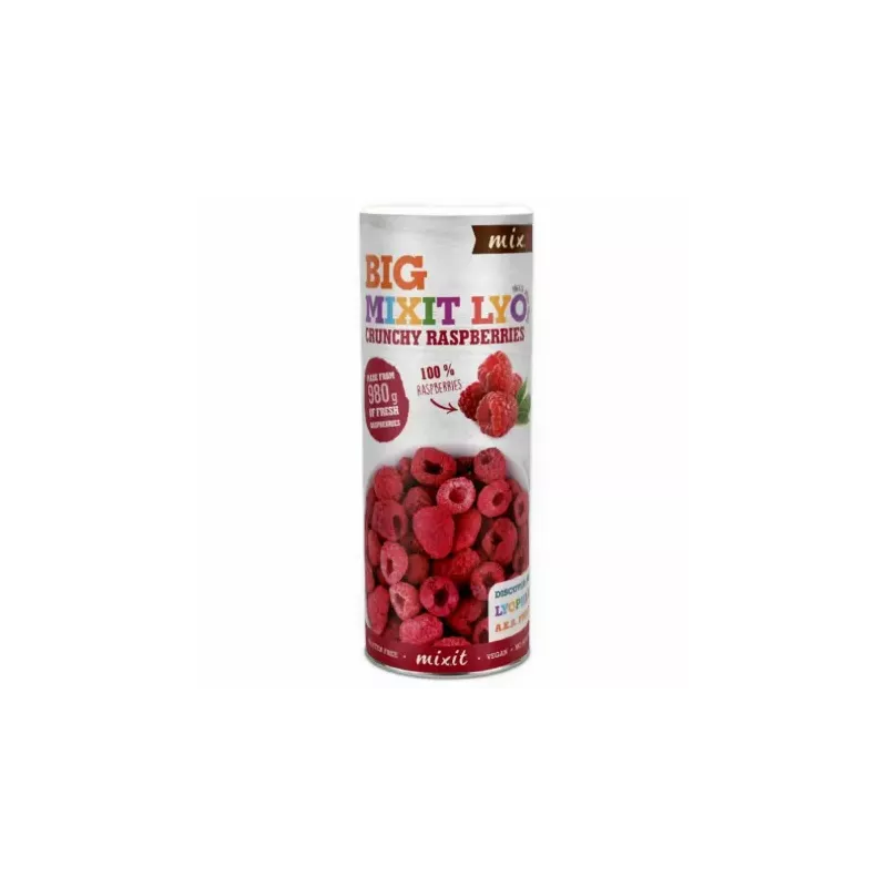 Duża Chrupiąca Malina (Liofilizowane Maliny) 140 g - Mixit