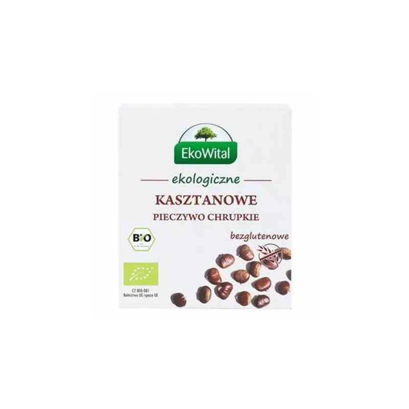 Pieczywo Chrupkie Kasztanowe Bezglutenowe Bio 100 g - EkoWital