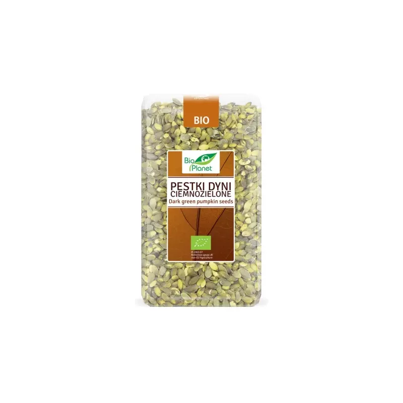 Pestki Dyni Ciemnozielone Bio 1 kg - Bio Planet