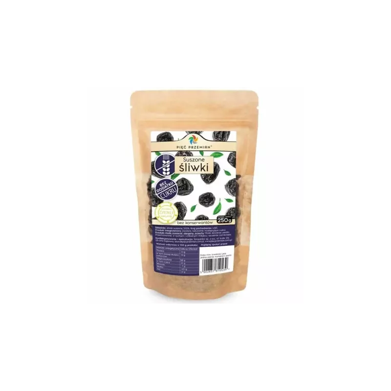 Śliwki Suszone Bez Dodatku Cukru 250 g - Simpatiko