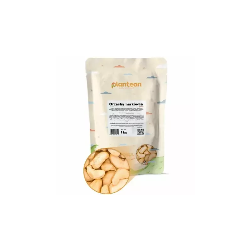 Orzechy Nerkowca Całe 1 kg - Planteon