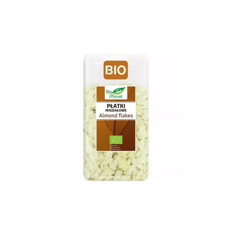 Płatki Migdałowe (Migdały Cięte) Bio 300 g - Bio Planet