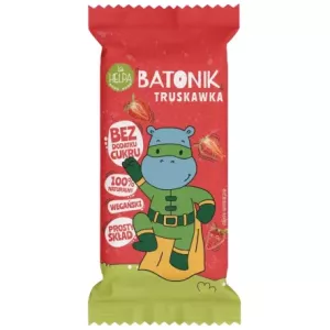 Batonik Truskawka Bez Dodatku Cukru 20 g - Helpa