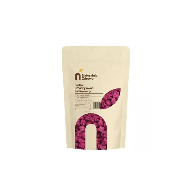 Smoczy Owoc Liofilizowany Kostka 100 g - Naturalnie Zdrowe