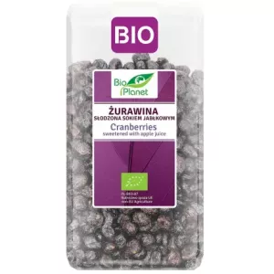 Żurawina Suszona Cięta Słodzona Sokiem Jabłkowym Bio 400 g - Bio Planet