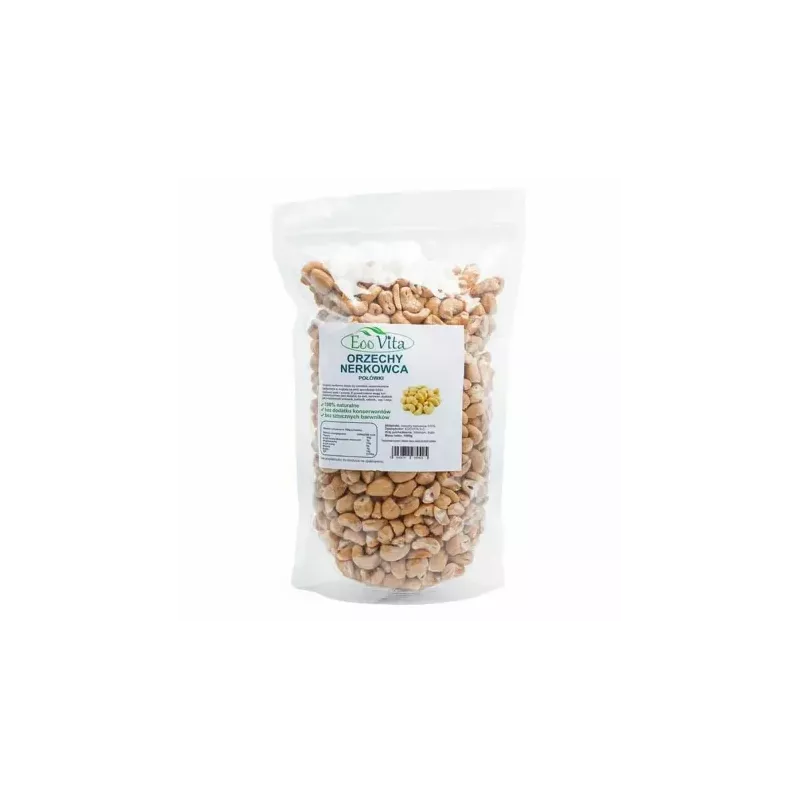 Orzechy Nerkowca Połówki 1 kg - EOOVITA
