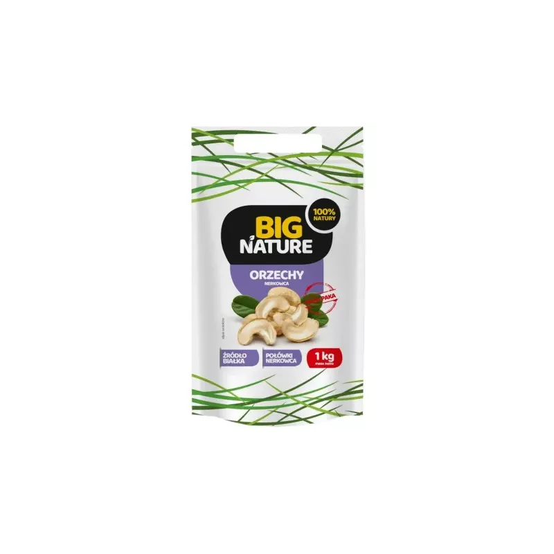 Orzechy Nerkowca Połówki 1 kg - Big Nature