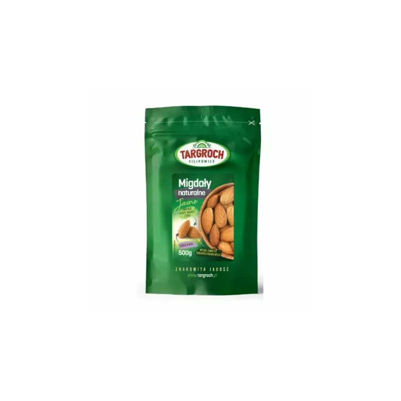Migdały Naturalne Jasne 500 g - Targroch