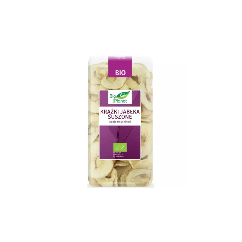 Krążki Jabłka Suszone Bezglutenowe Bio 100 g - Bio Planet