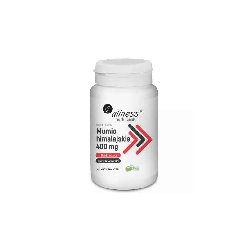 Mumio Himalajskie (Shilajit Extract) 90 Kapsułek - Aliness