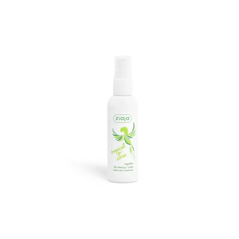 Mgiełka do Twarzy i Ciała Tropical Citrus 90 ml - Ziaja