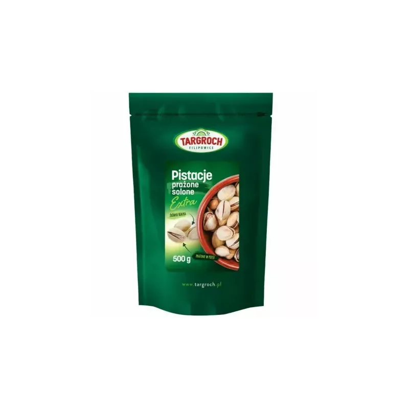 Pistacje Prażone Solone Extra 500 g - Targroch