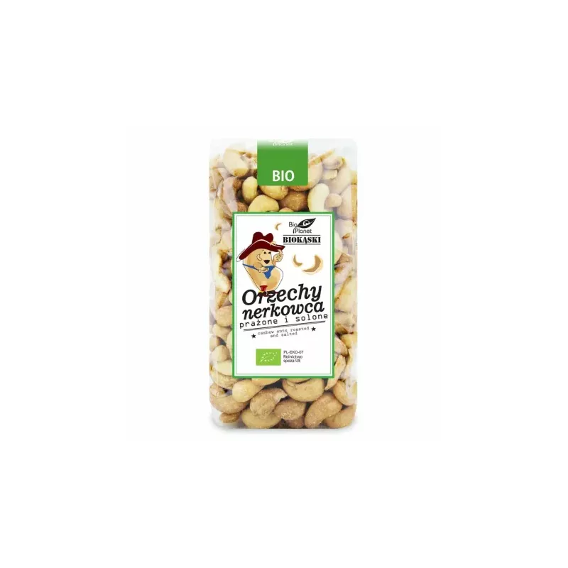 Orzechy Nerkowca Prażone i Solone Bio 350 g - Bio Planet