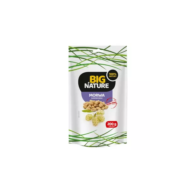 Morwa Suszona Biała 200 g - Big Nature