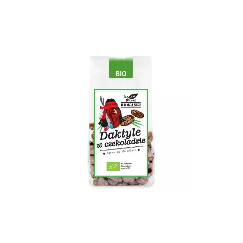 Daktyle w Surowej Czekoladzie Bio 100 G - Bio Planet