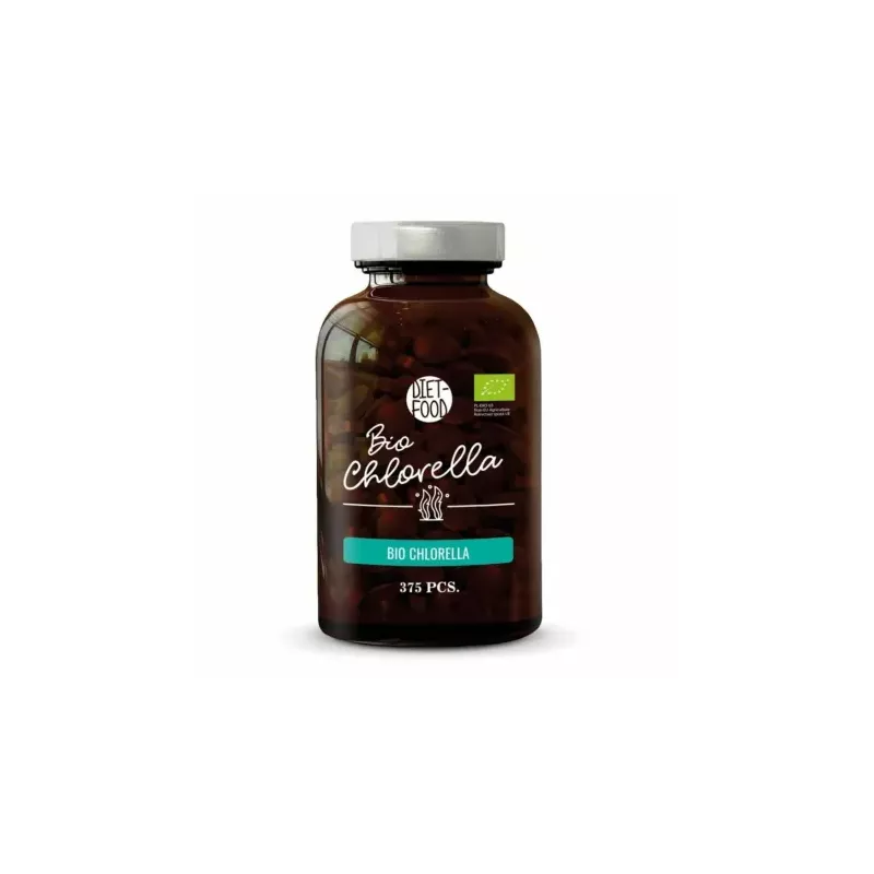 Chlorella Bio 150 g (375 Tabletek) - Diet Food